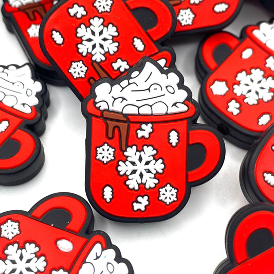 Mugs & Mistletoe Silicone Focal Beads