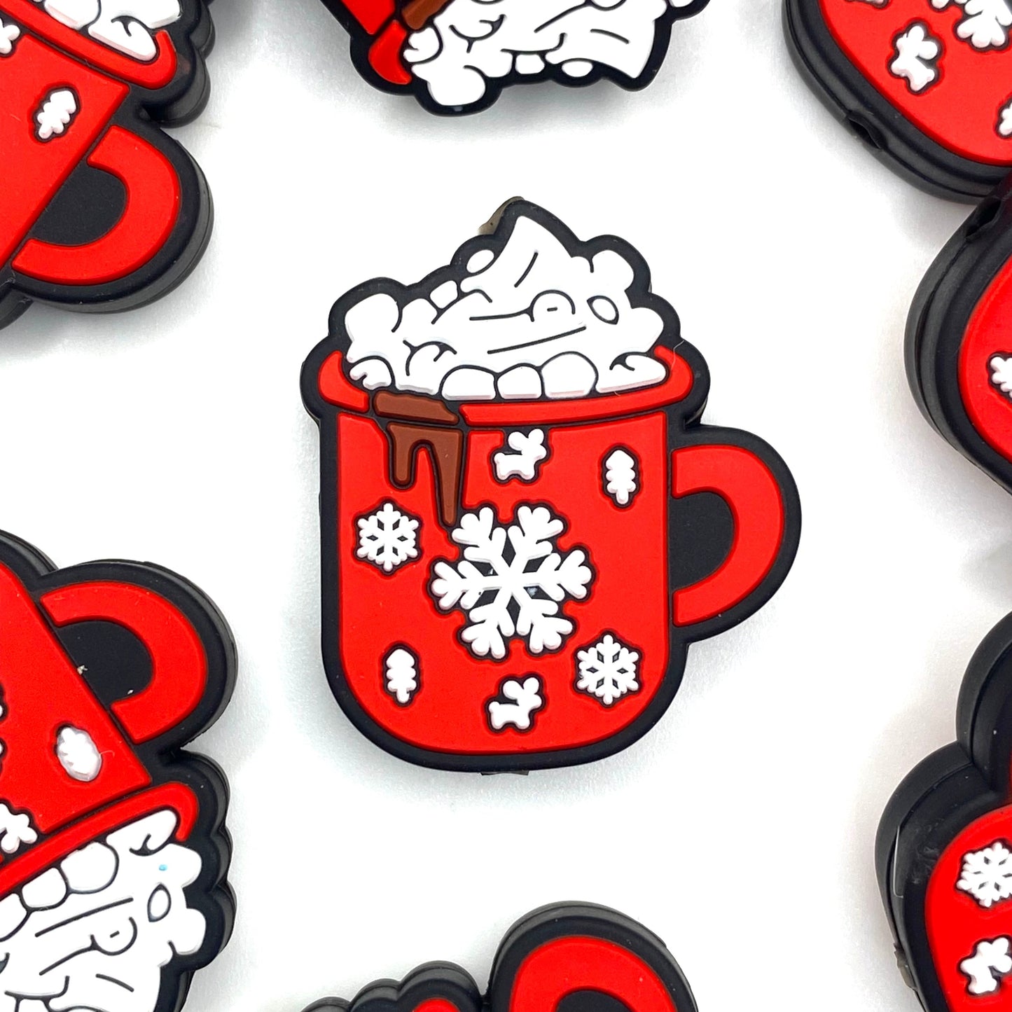 Mugs & Mistletoe Silicone Focal Beads