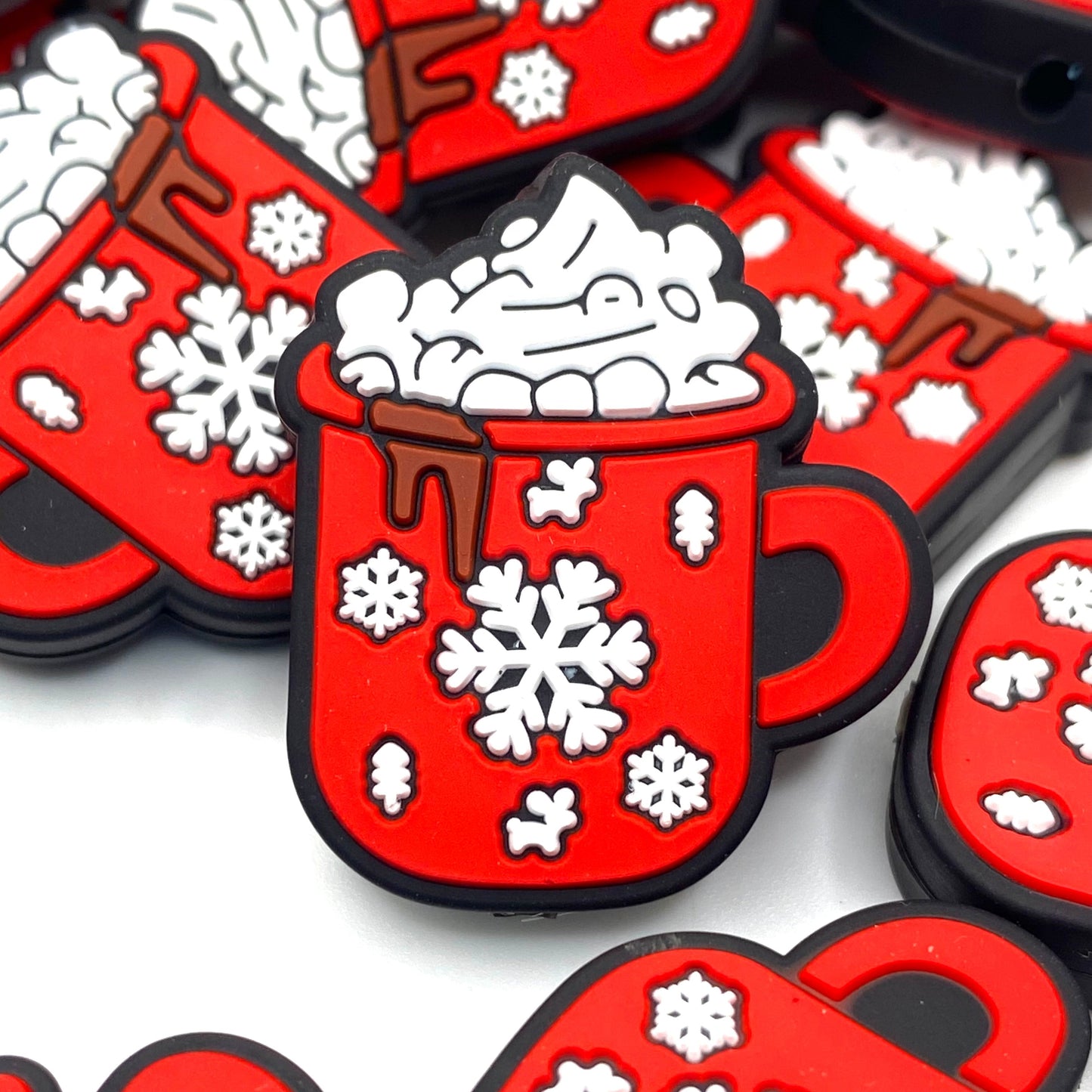 Mugs & Mistletoe Silicone Focal Beads