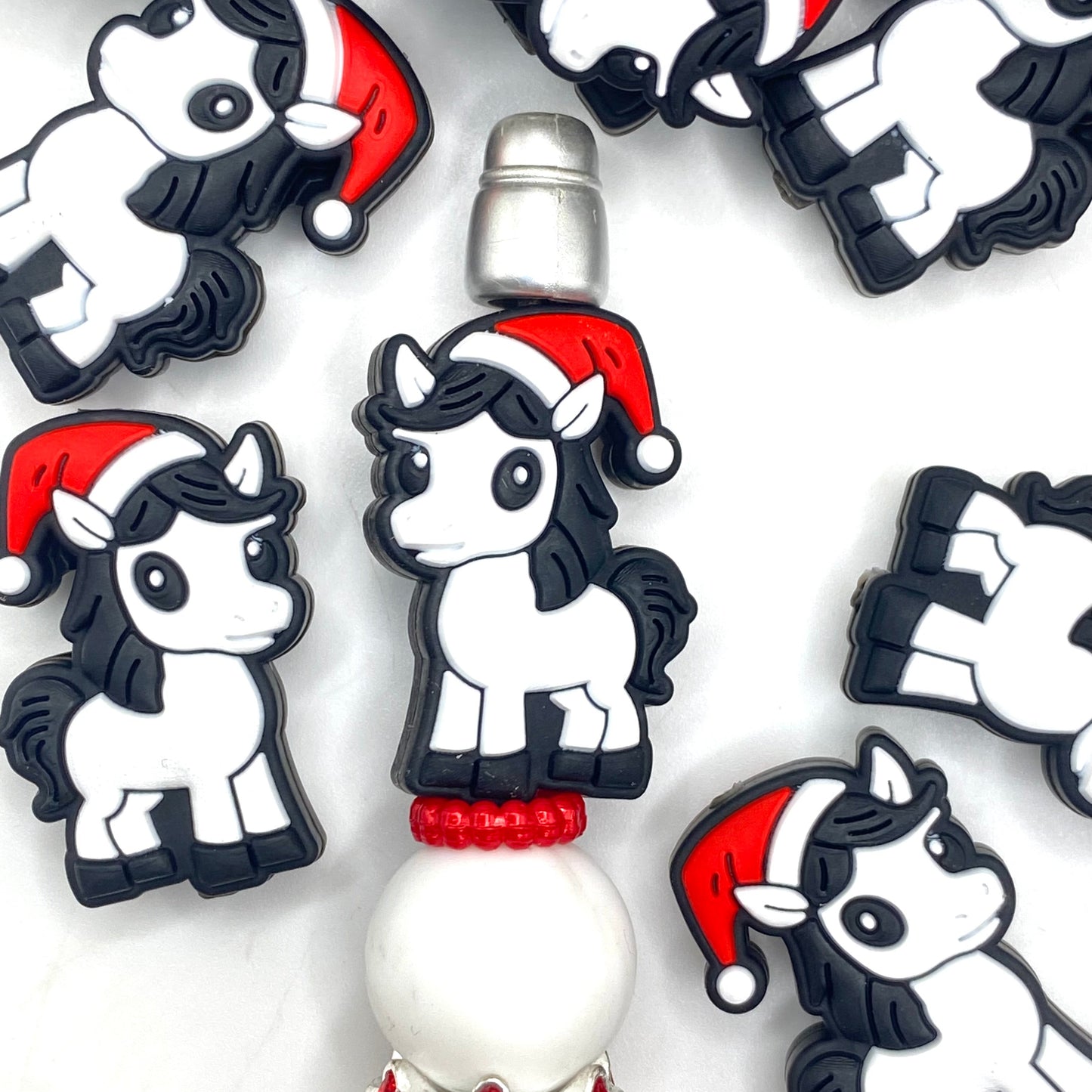 Sleigh Rides & Horse Vibes Silicone Focal Beads