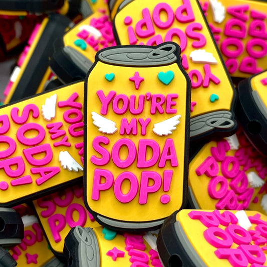 You're My Soda Pop! PVC Focal Beads - ECB EXCLUSIVE