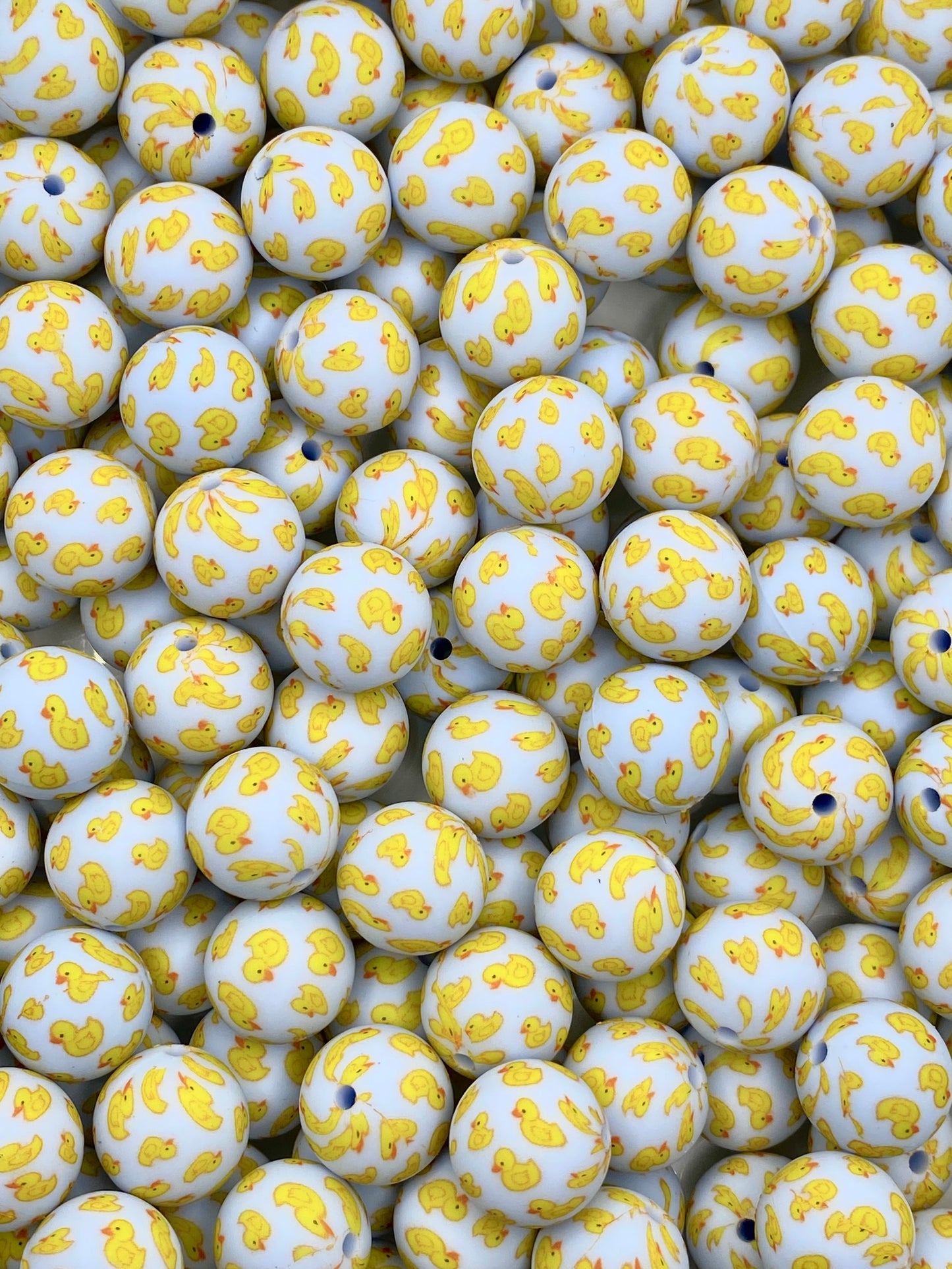 So Duckin' Cute Printed Silicone Beads