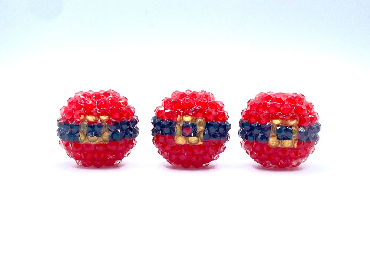 Santa Is Judging You Acrylic Silicone Beads