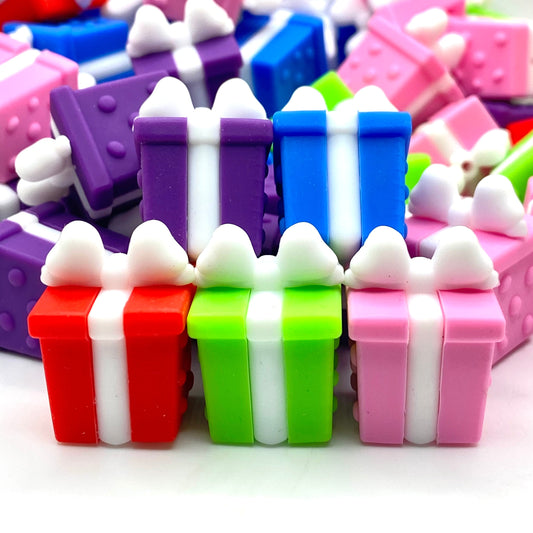 Here For The Gifts 3D Silicone Focal Beads