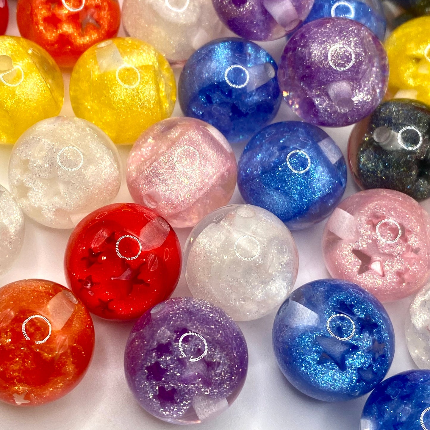 Little Star, Big Glow Glitter Beads