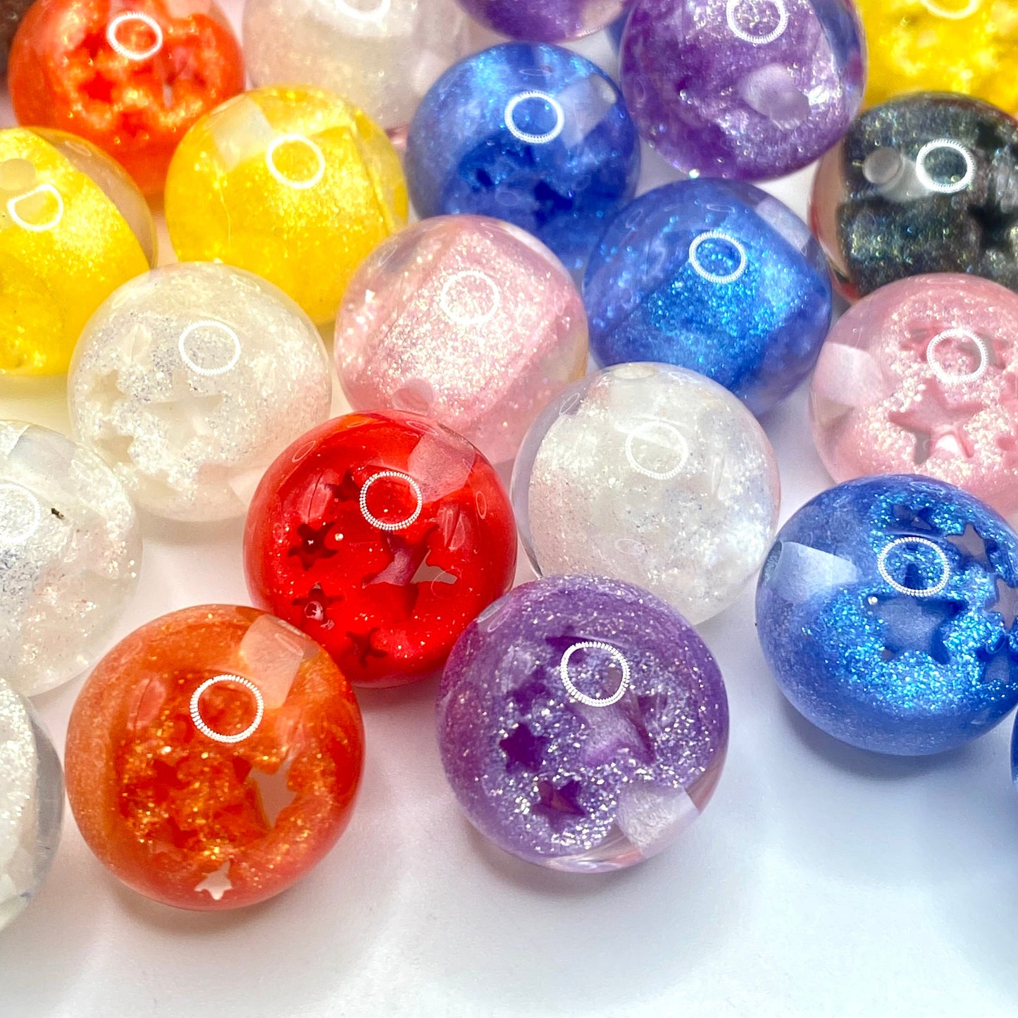 Little Star, Big Glow Glitter Beads