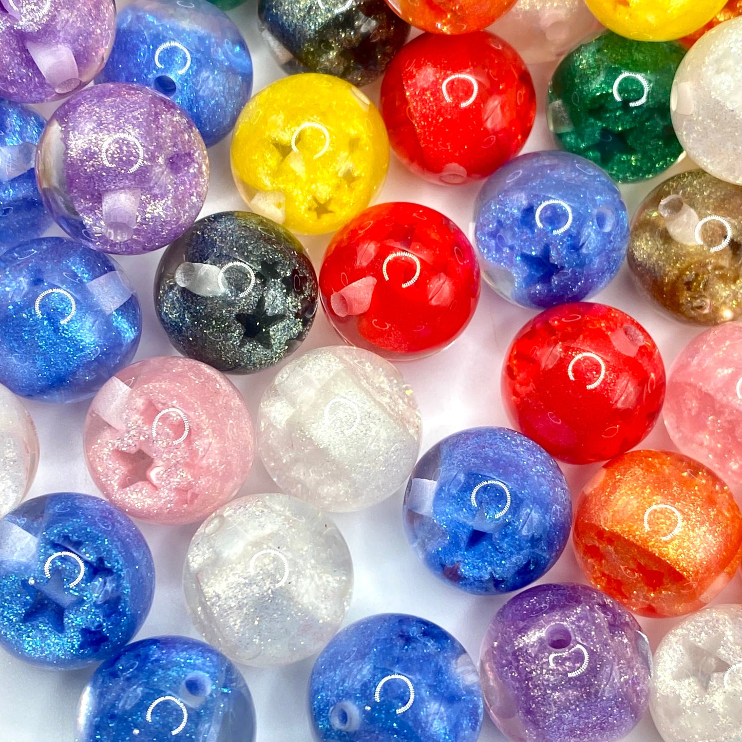 Little Star, Big Glow Glitter Beads