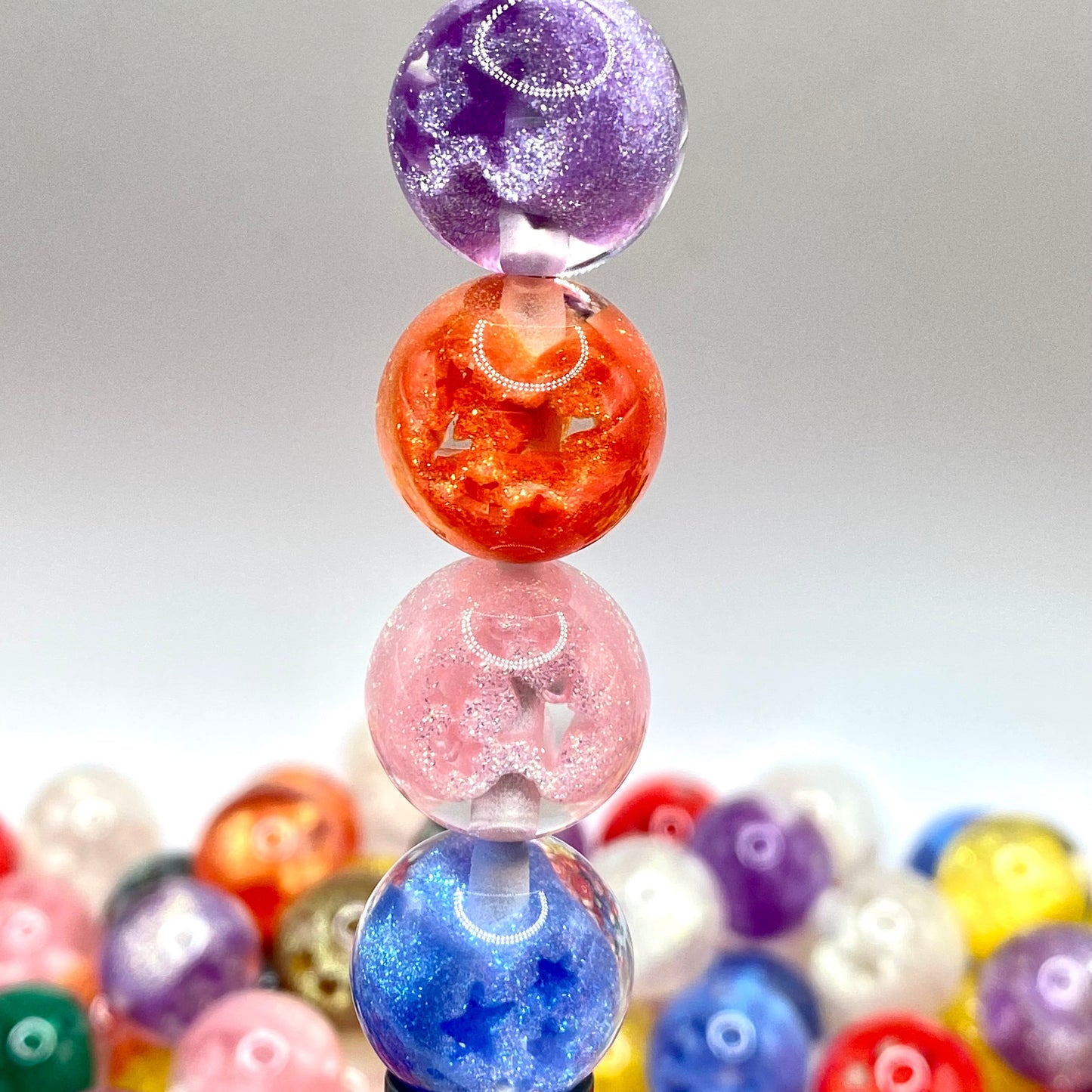 Little Star, Big Glow Glitter Beads