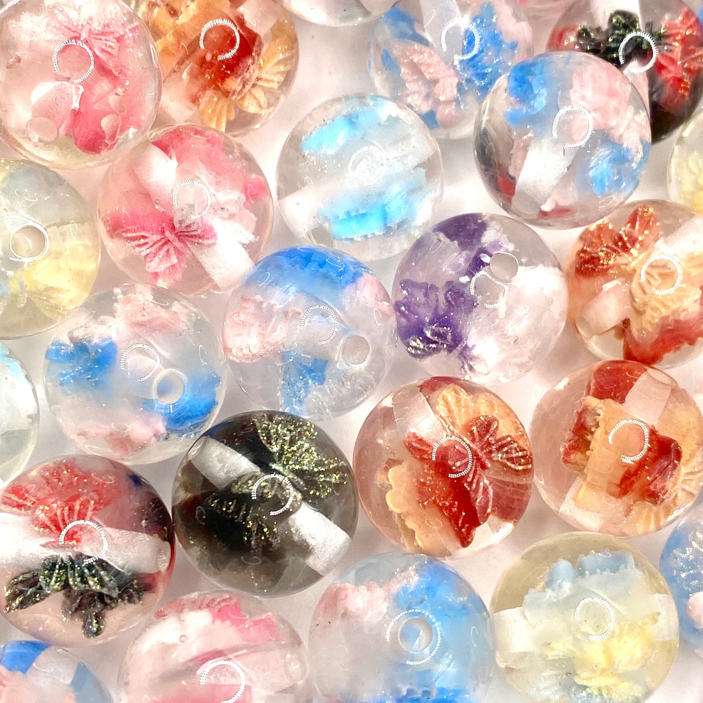 Soft Wings, Strong Soul Acrylic Beads