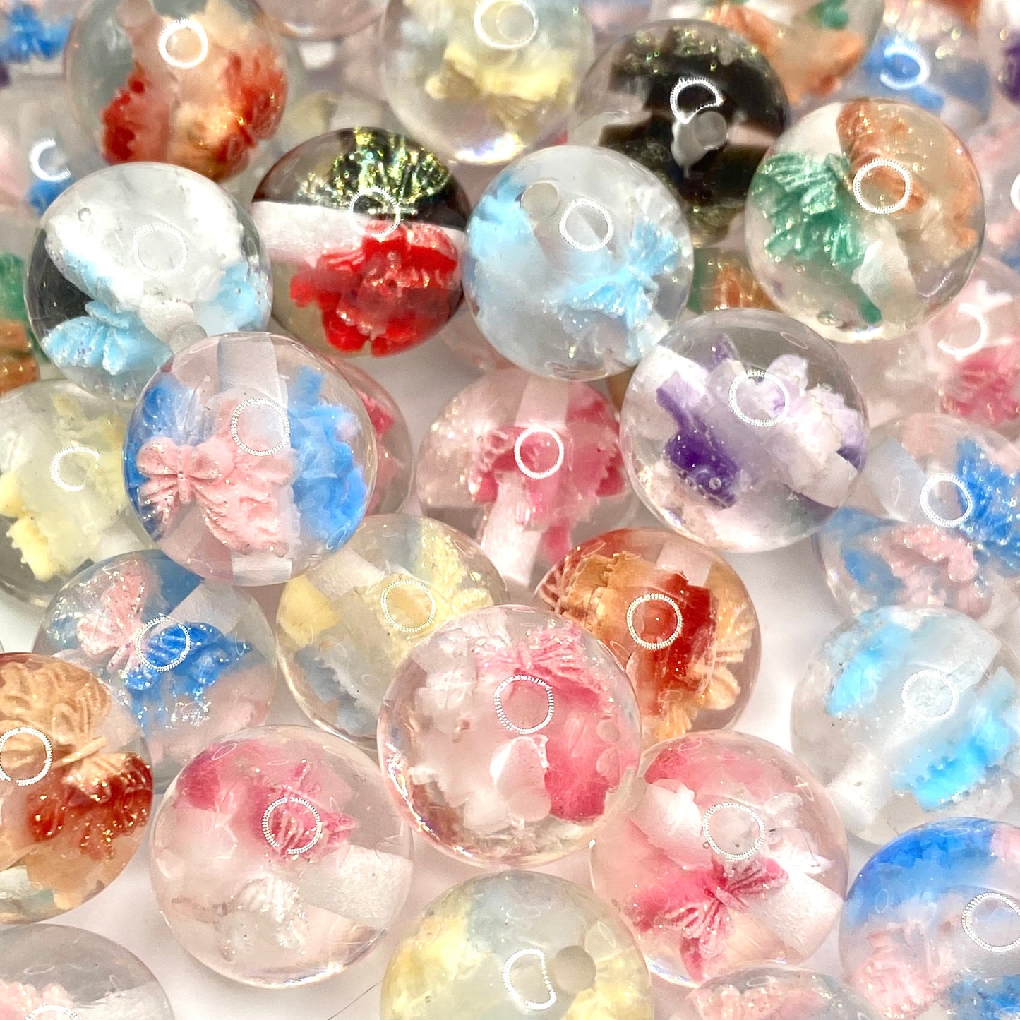 Soft Wings, Strong Soul Acrylic Beads