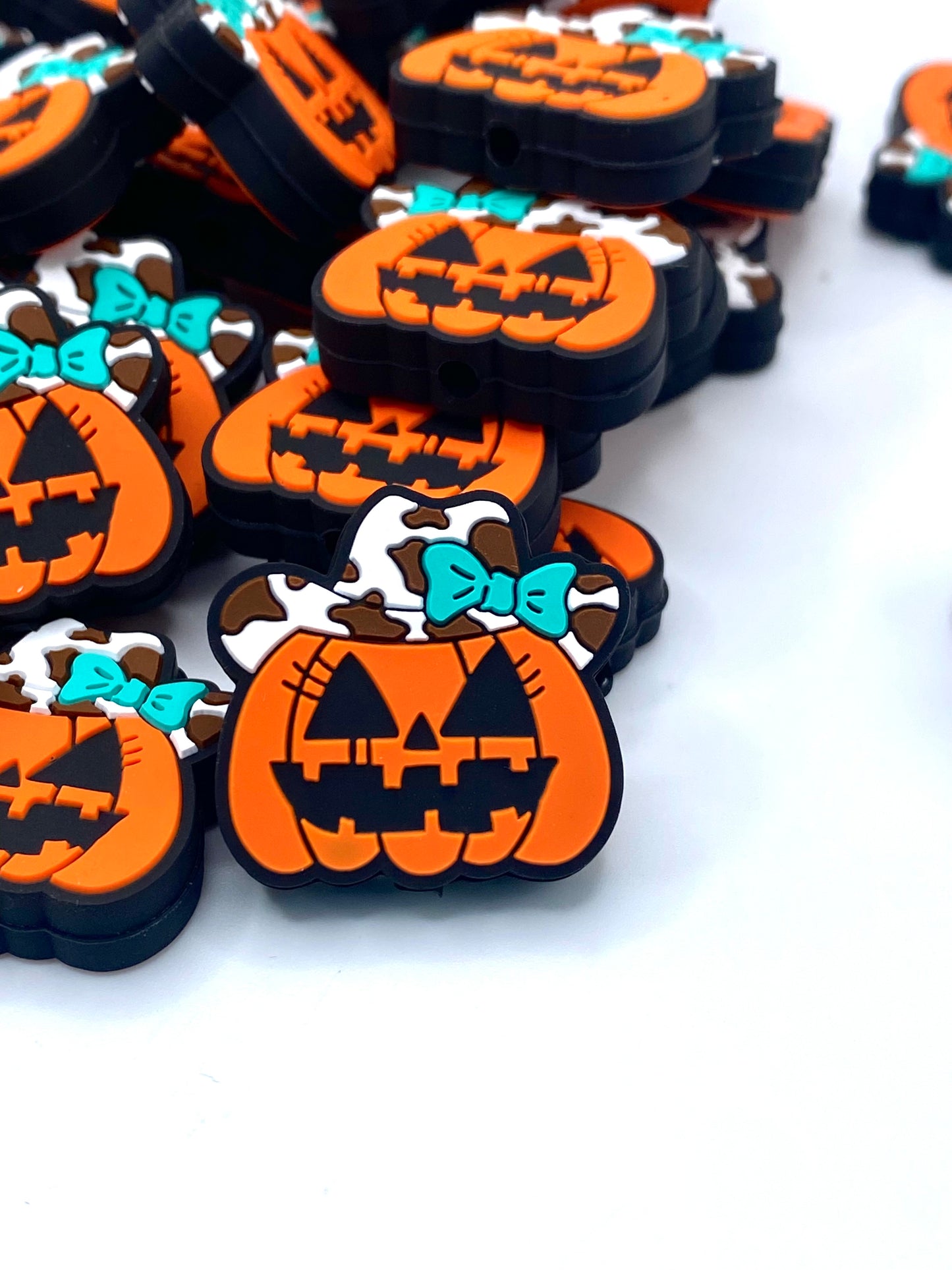 Whatever Spices Your Pumpkin Silicone Focal Beads