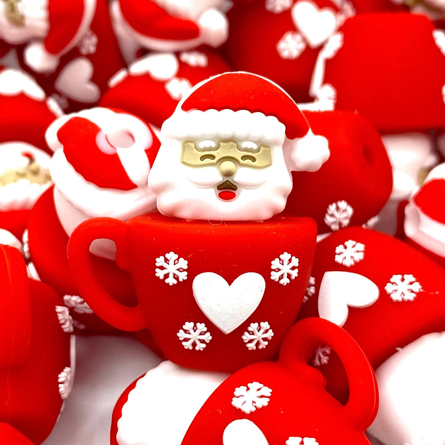 Sip Sip Sleigh 3D Silicone Focal Beads