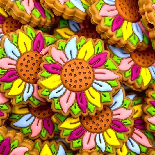 Color Me Sunshine Silicone Focal Beads