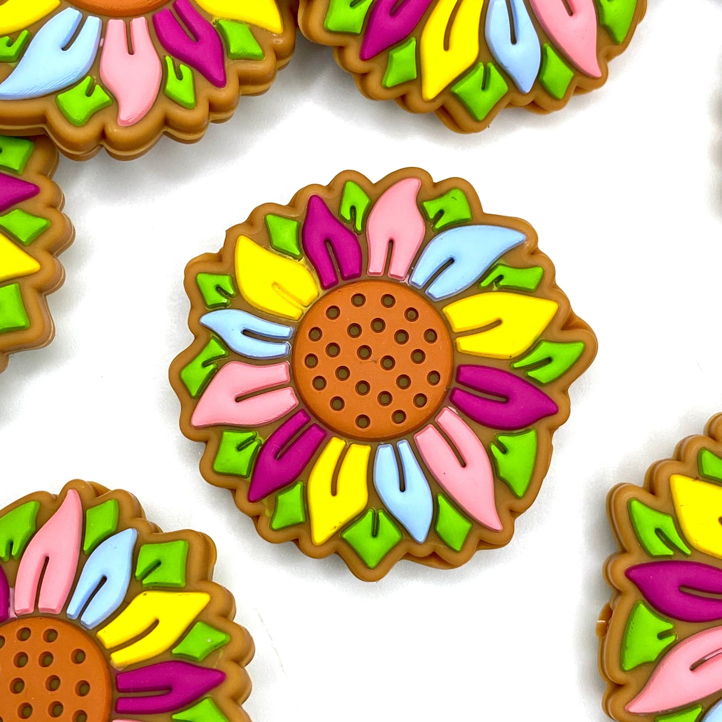 Color Me Sunshine Silicone Focal Beads