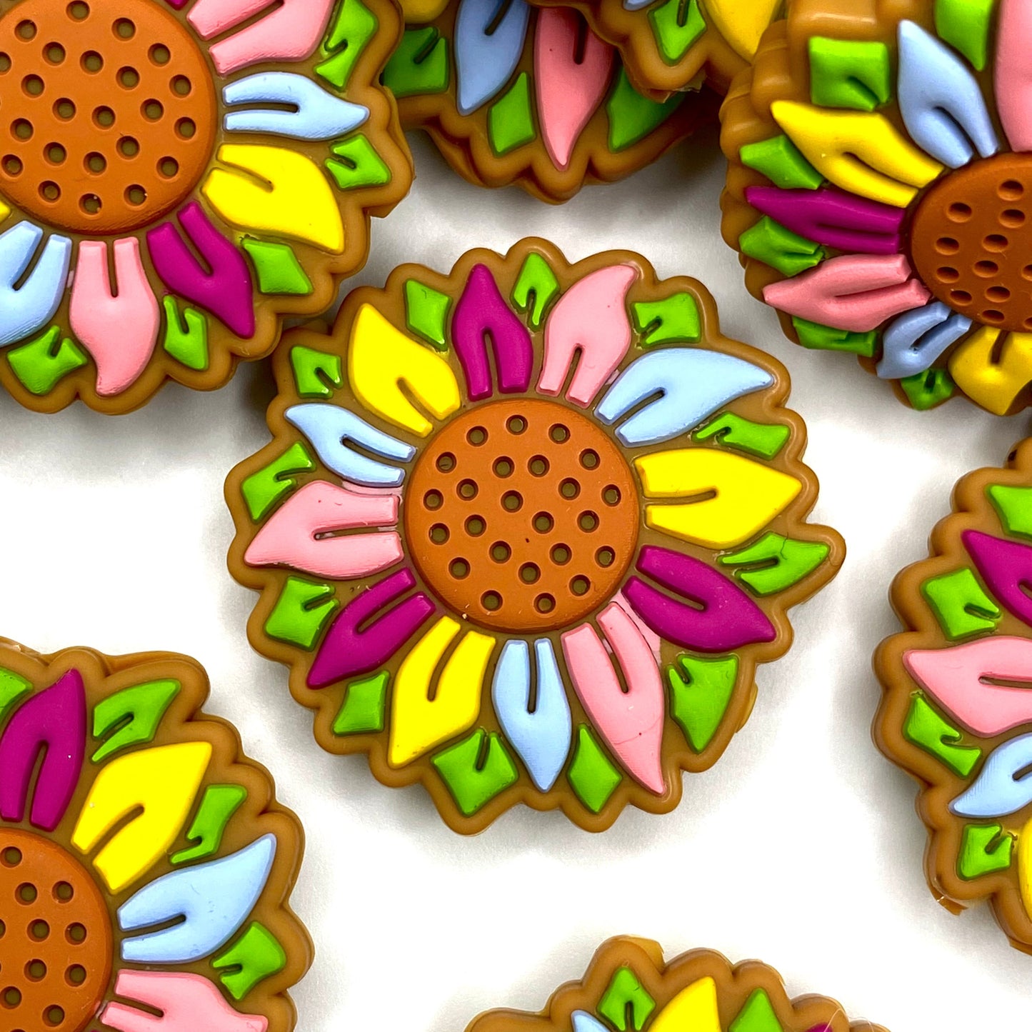 Color Me Sunshine Silicone Focal Beads