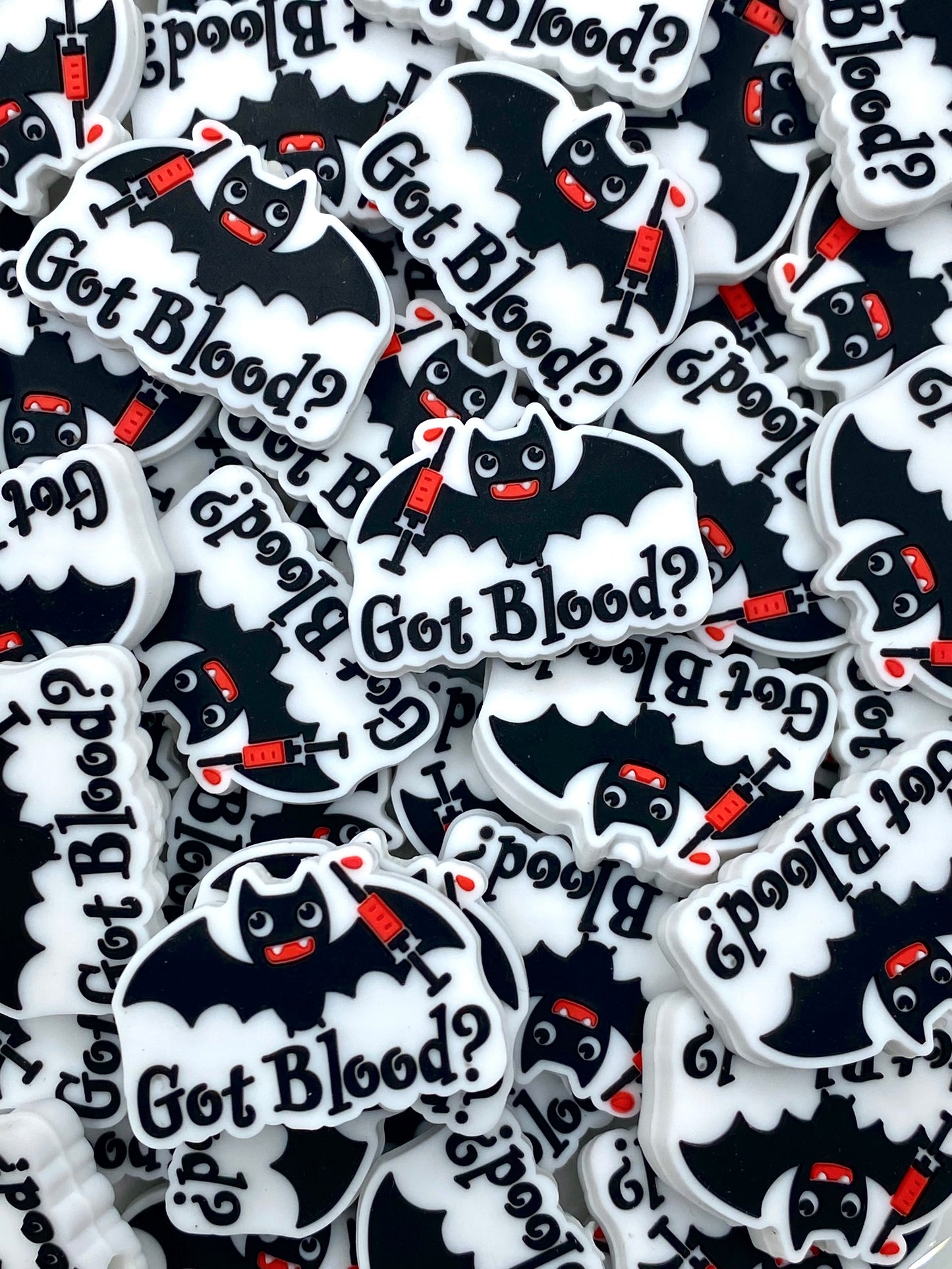 Got Blood? Silicone Focal Beads