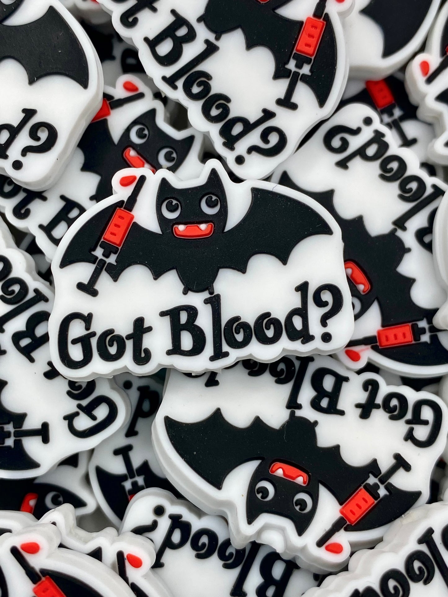 Got Blood? Silicone Focal Beads