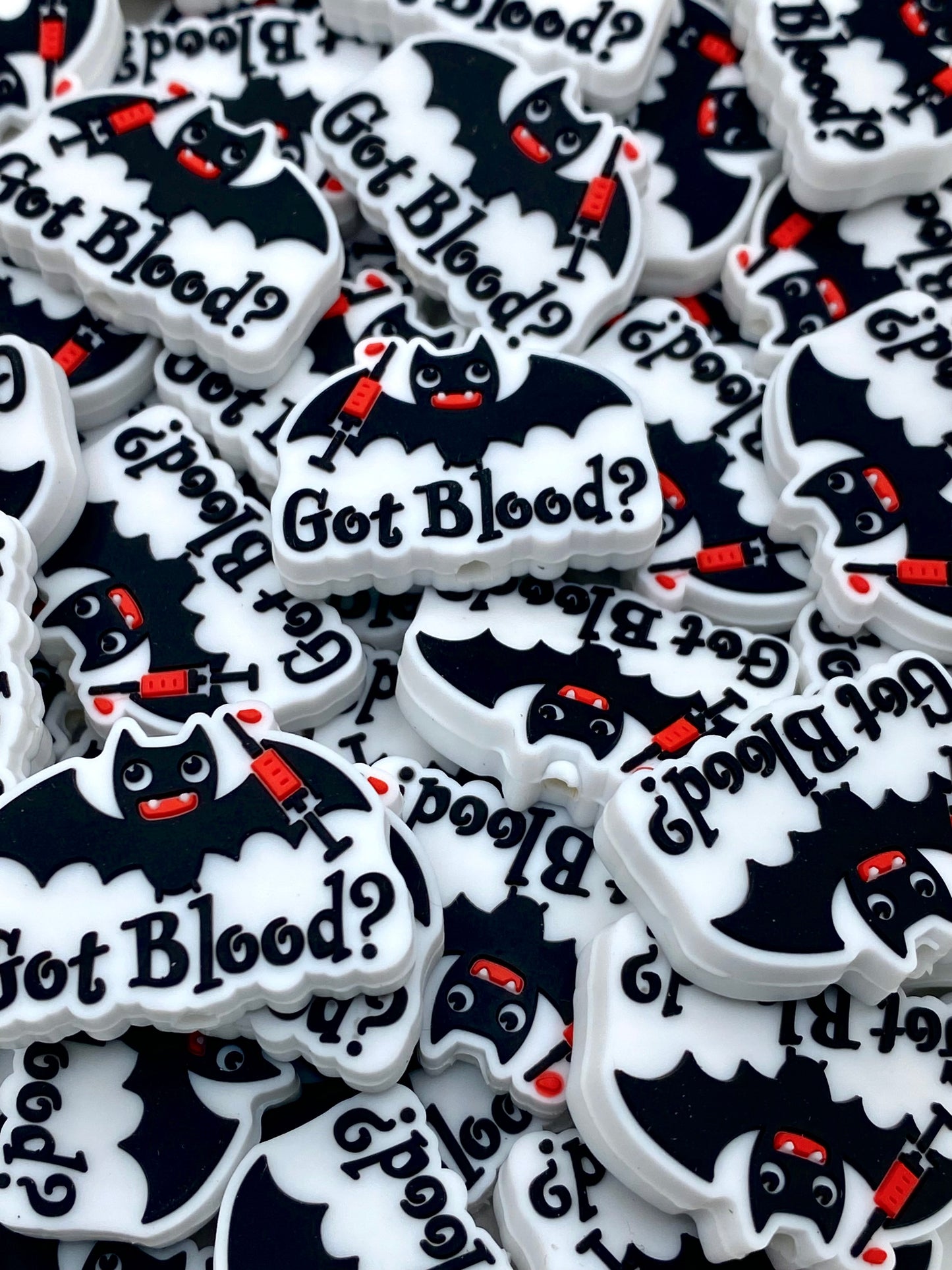 Got Blood? Silicone Focal Beads