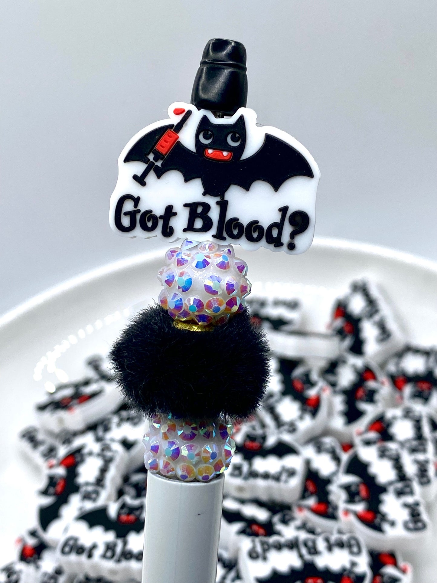 Got Blood? Silicone Focal Beads