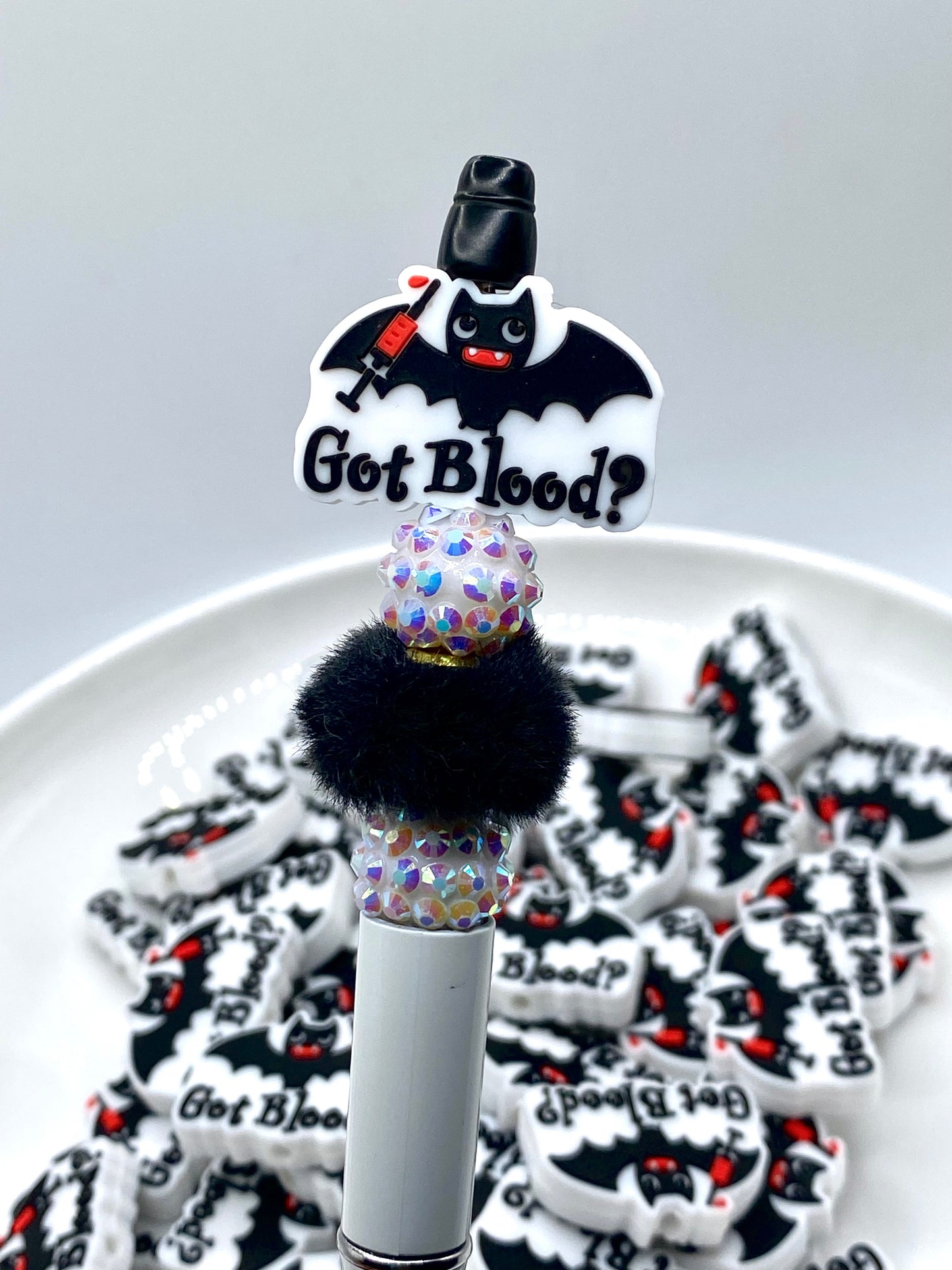 Got Blood? Silicone Focal Beads