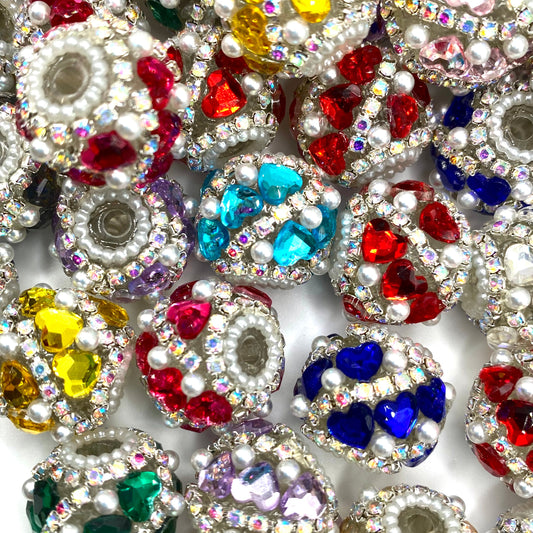 Hearts on Bling Mode Fancy Beads