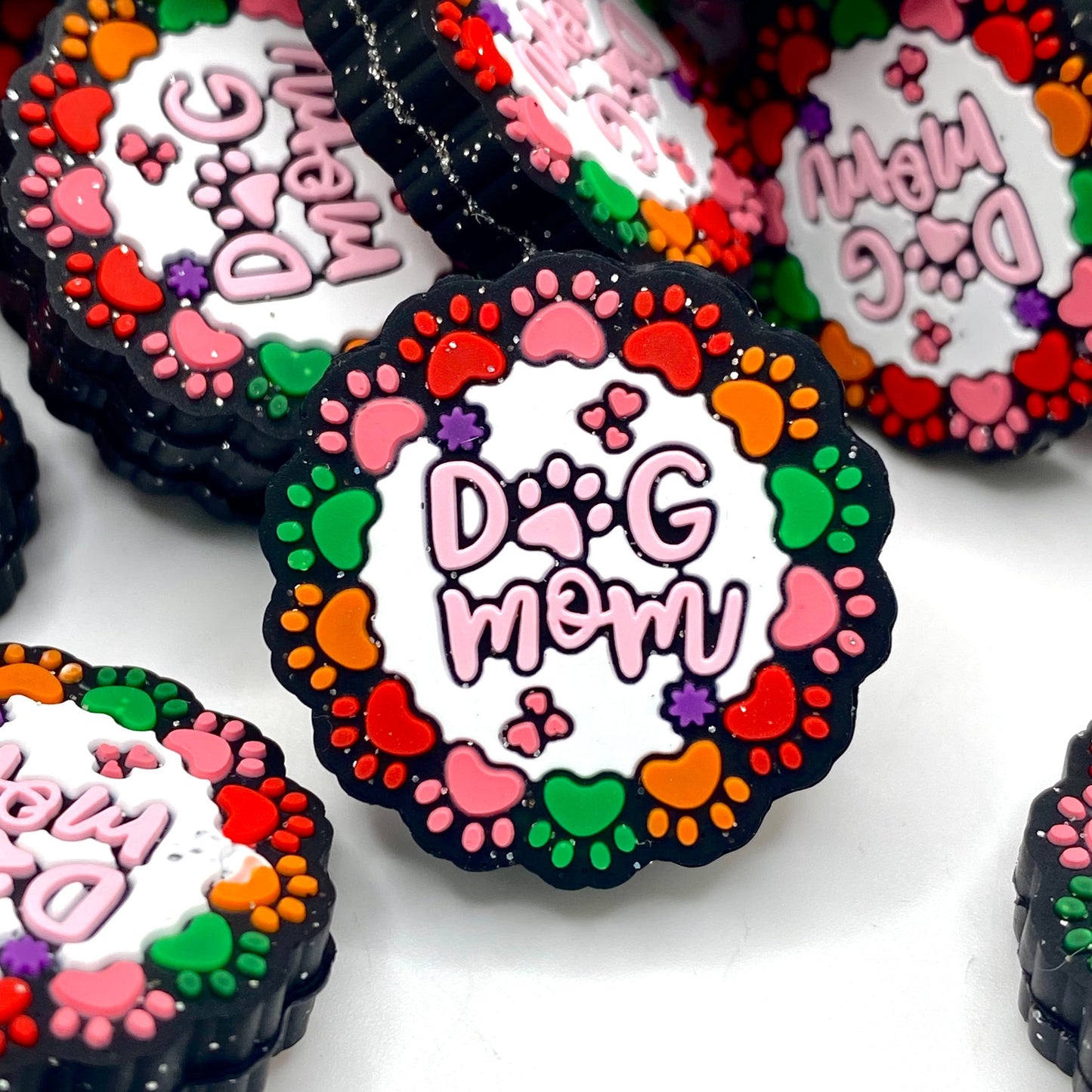 Dog Mom 2.0 Silicone Focal Beads