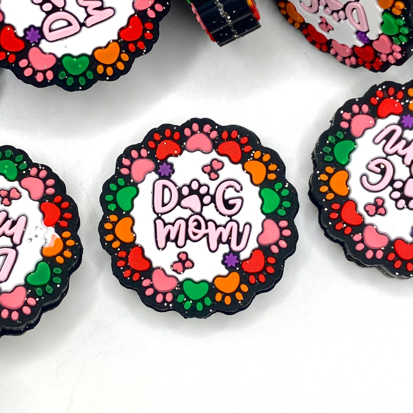 Dog Mom 2.0 Silicone Focal Beads