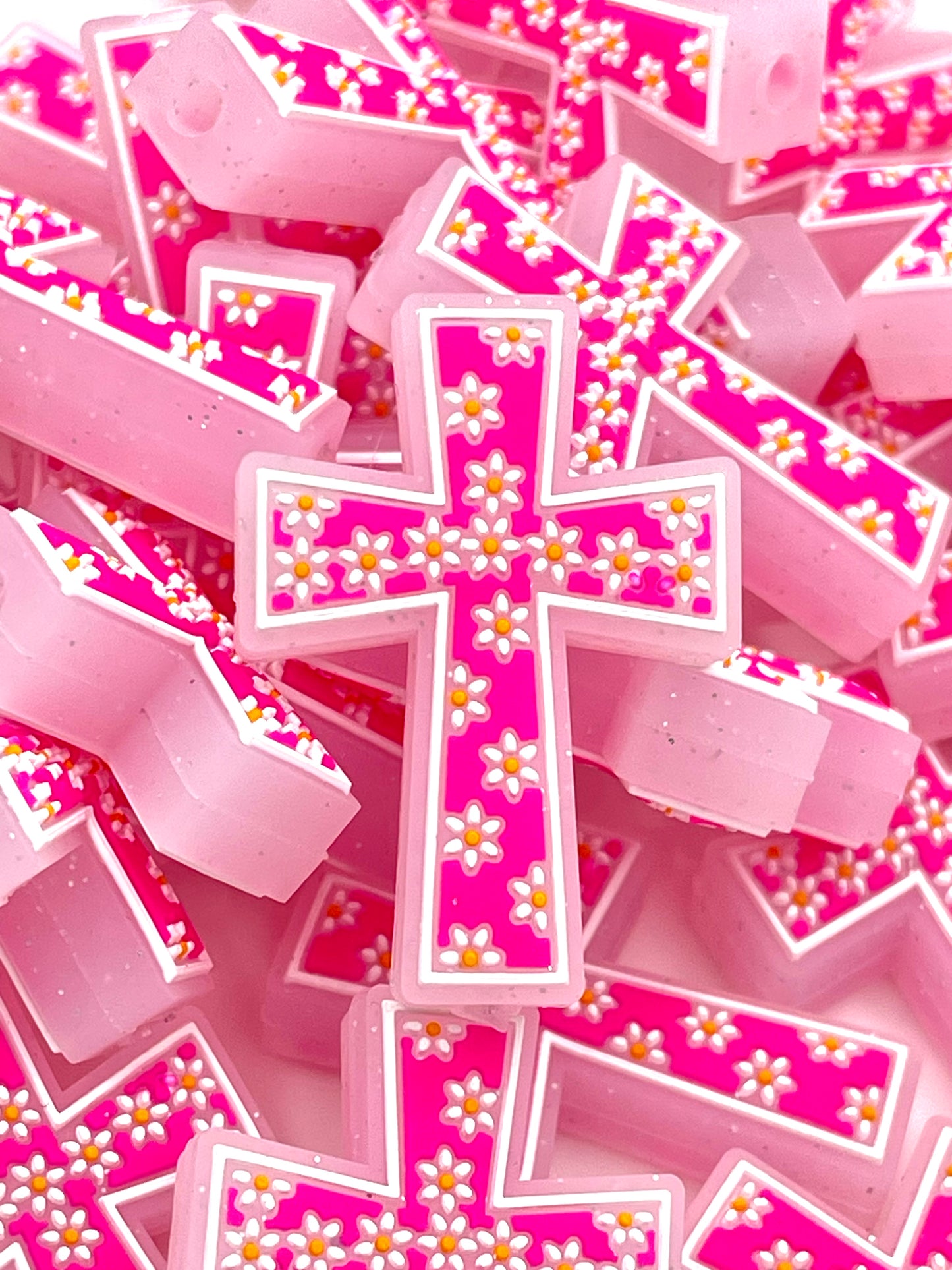 The Love of the Cross Silicone Focal Beads