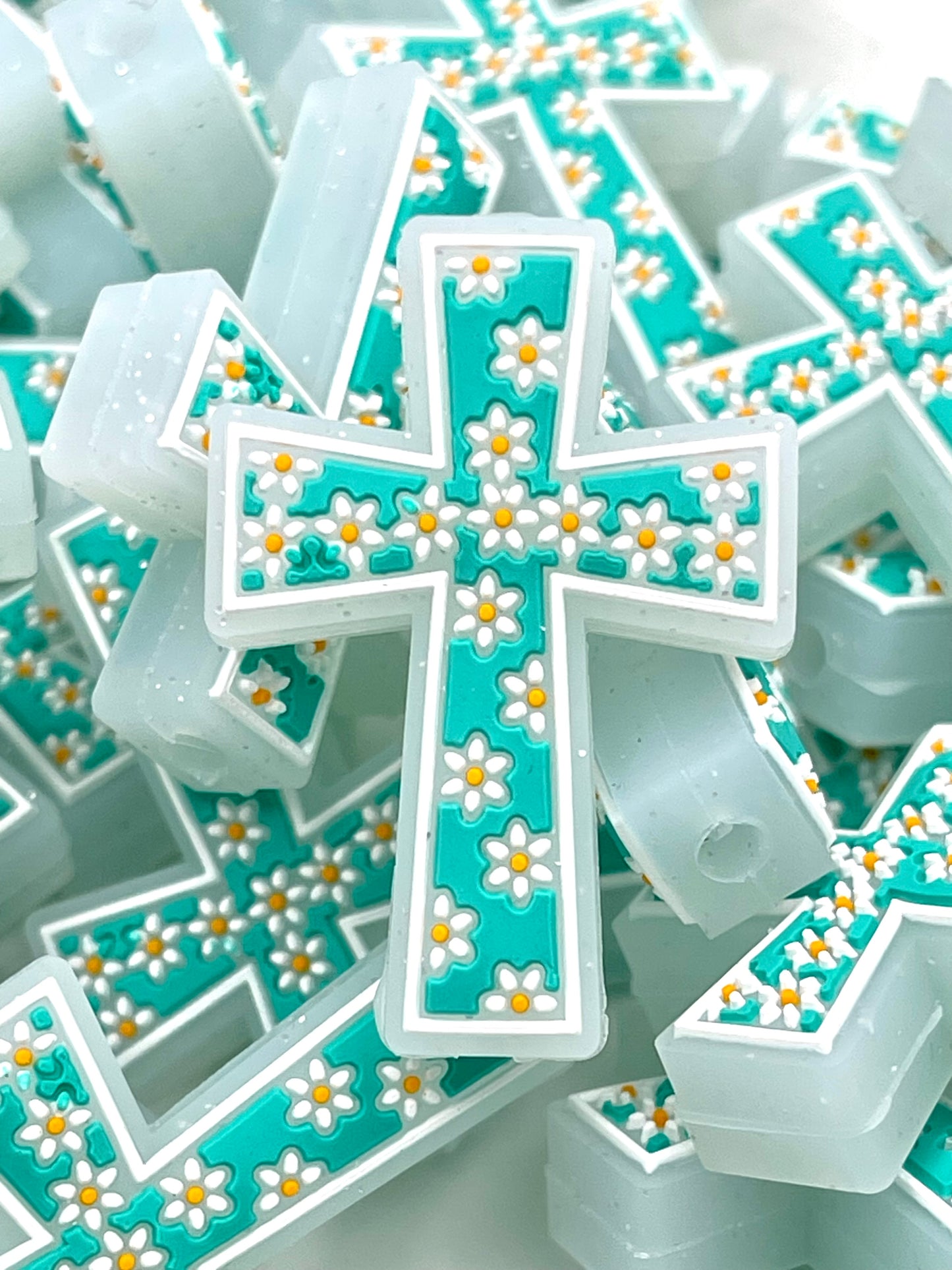 The Love of the Cross Silicone Focal Beads