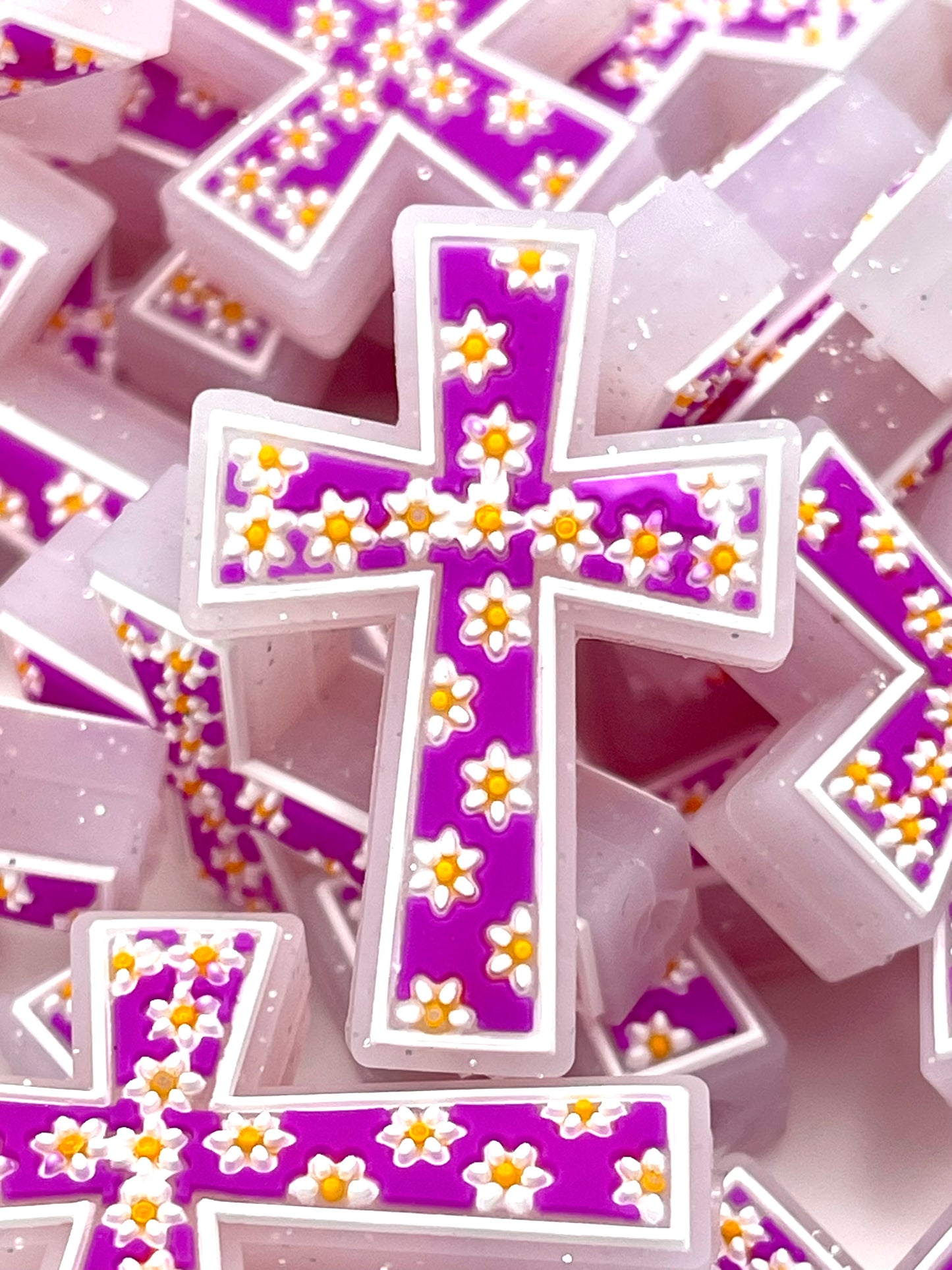 The Love of the Cross Silicone Focal Beads