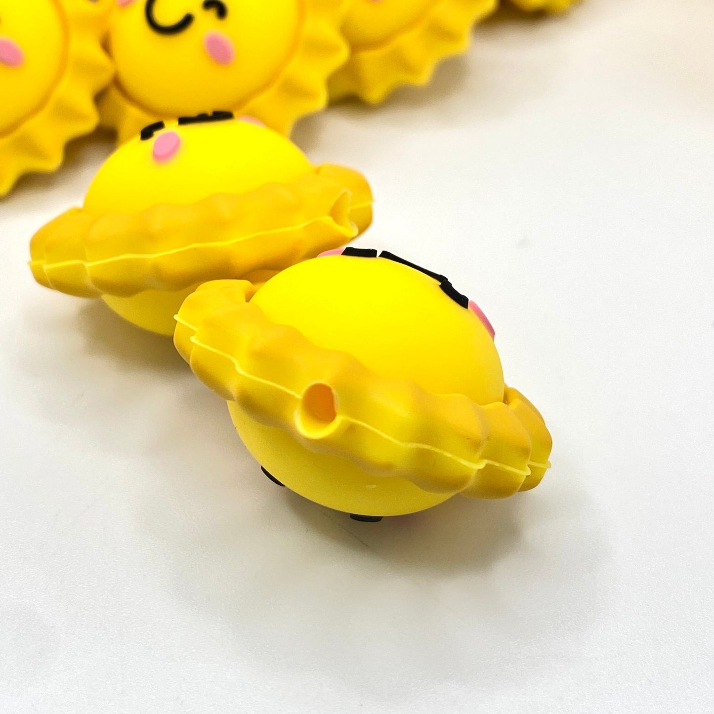 Here Comes The Sun 3D Silicone Focal Beads