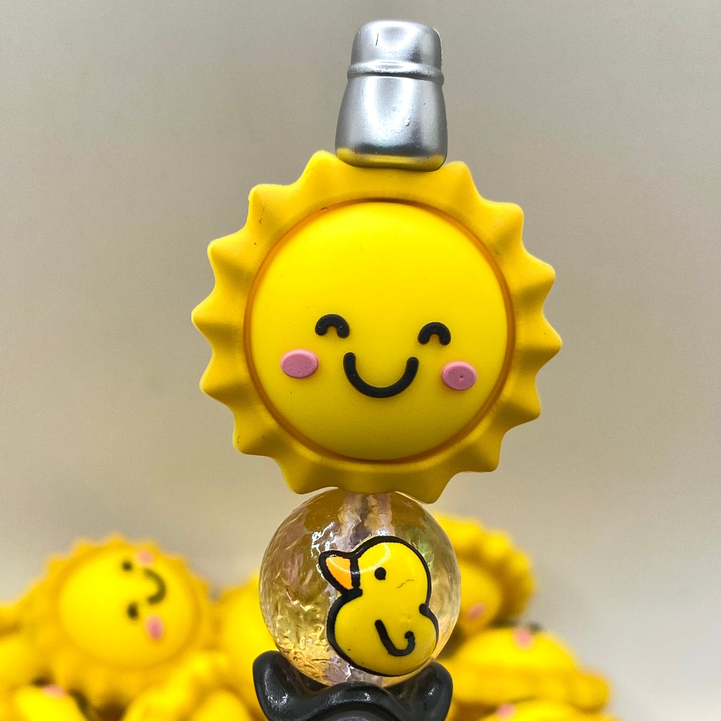 Here Comes The Sun 3D Silicone Focal Beads