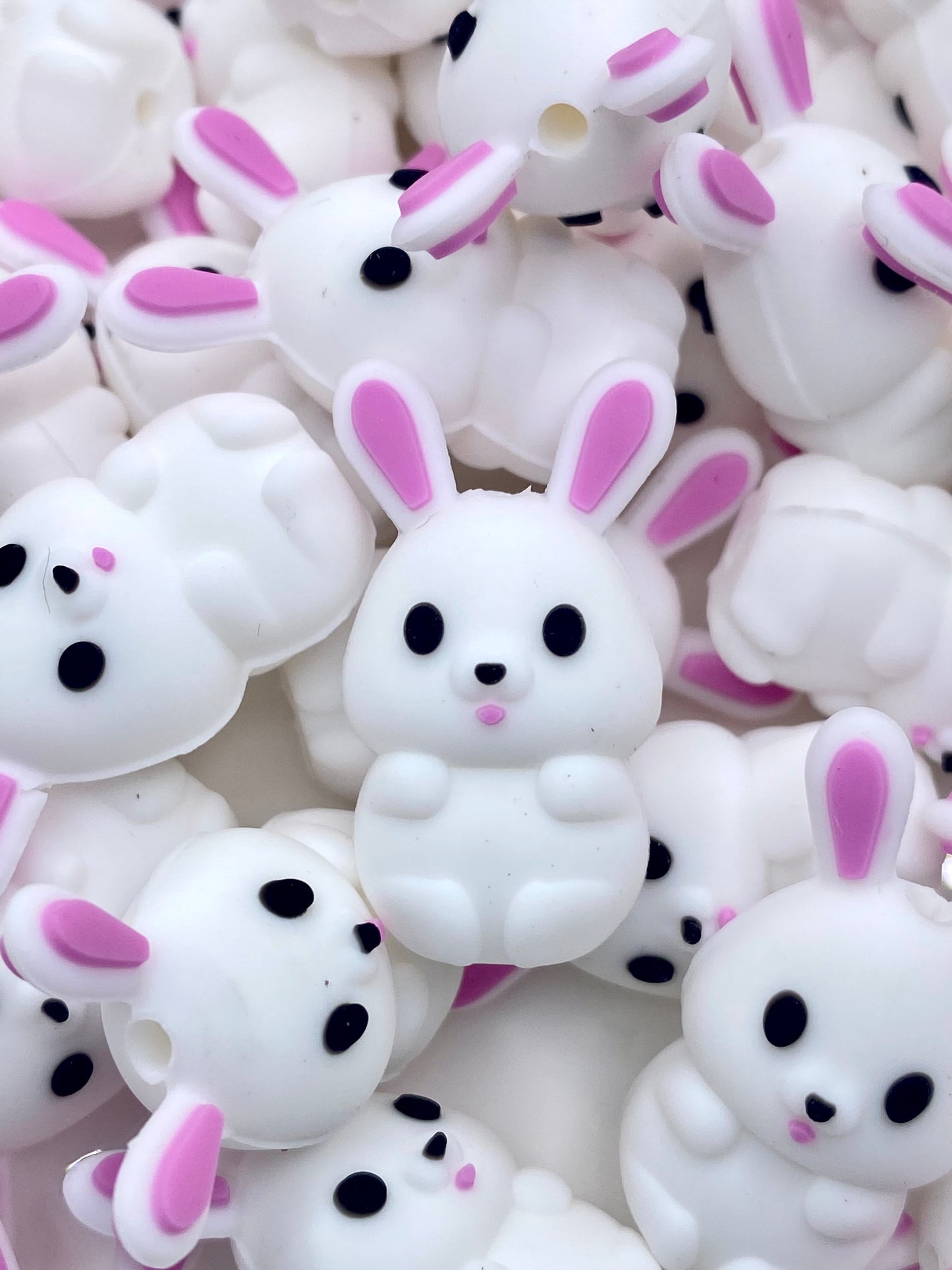 Your Some-Bunny Special 3D Silicone Focal Beads