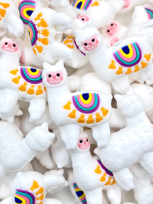 No Drama Llama 3D Silicone Focal Beads