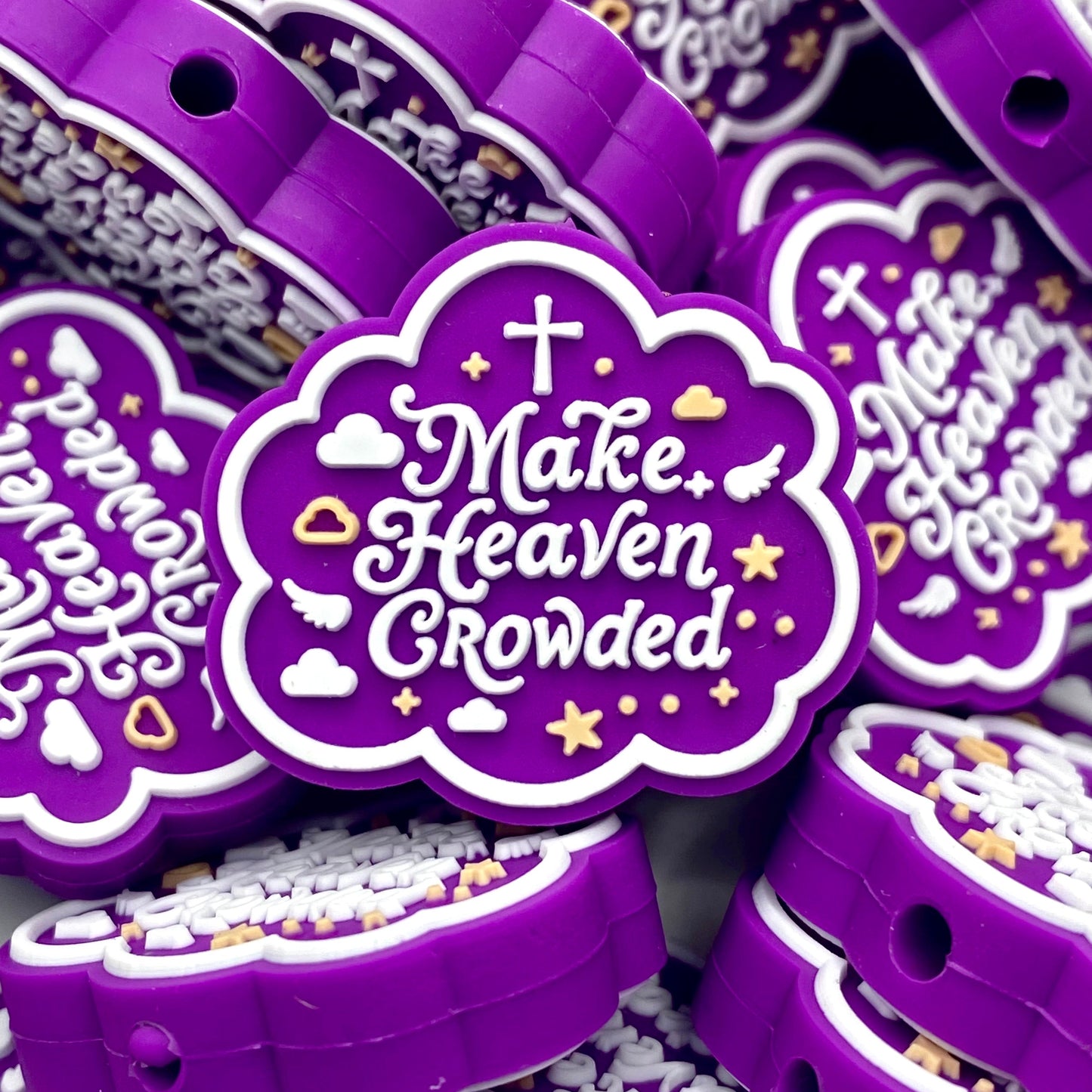 Make Heaven Crowded Silicone Focal Beads