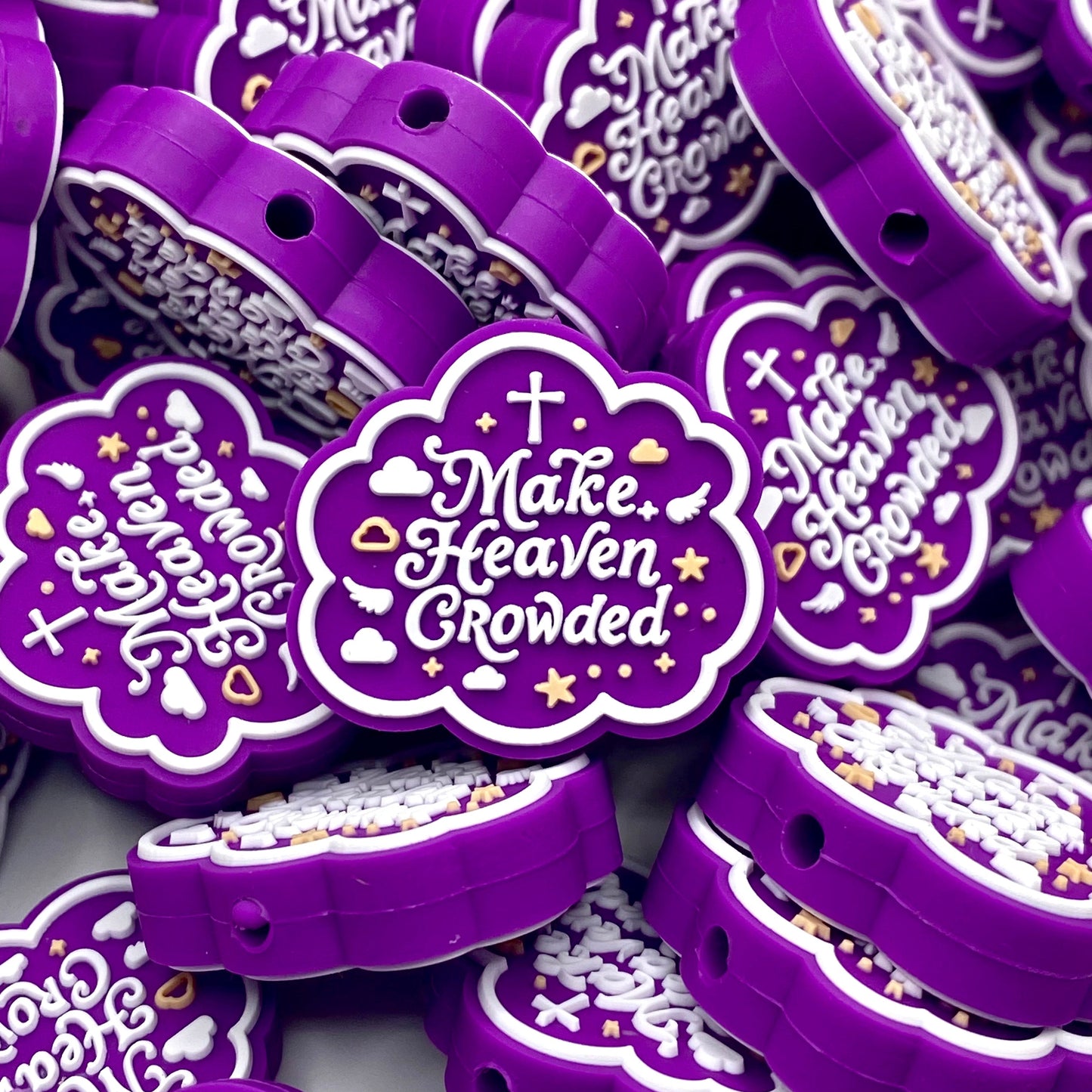 Make Heaven Crowded Silicone Focal Beads