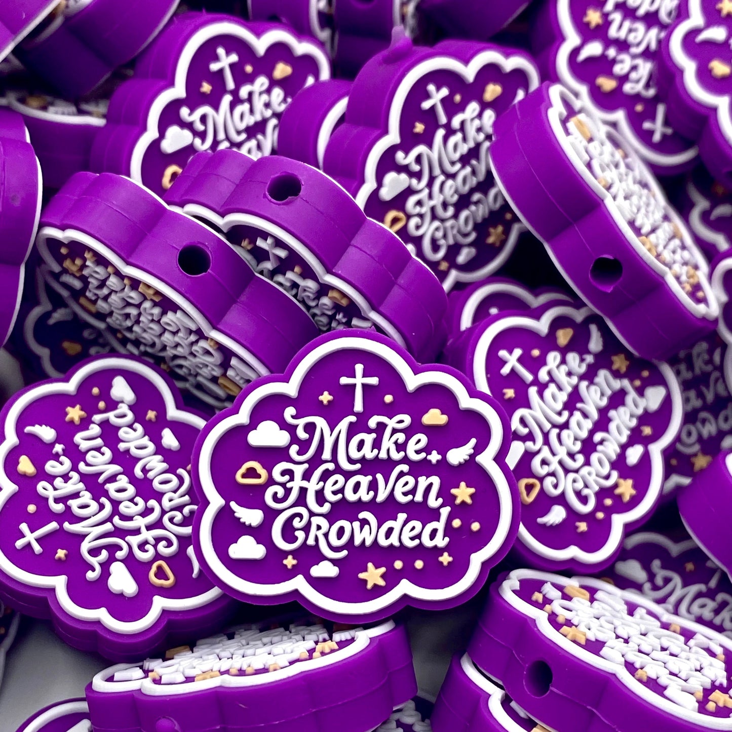 Make Heaven Crowded Silicone Focal Beads