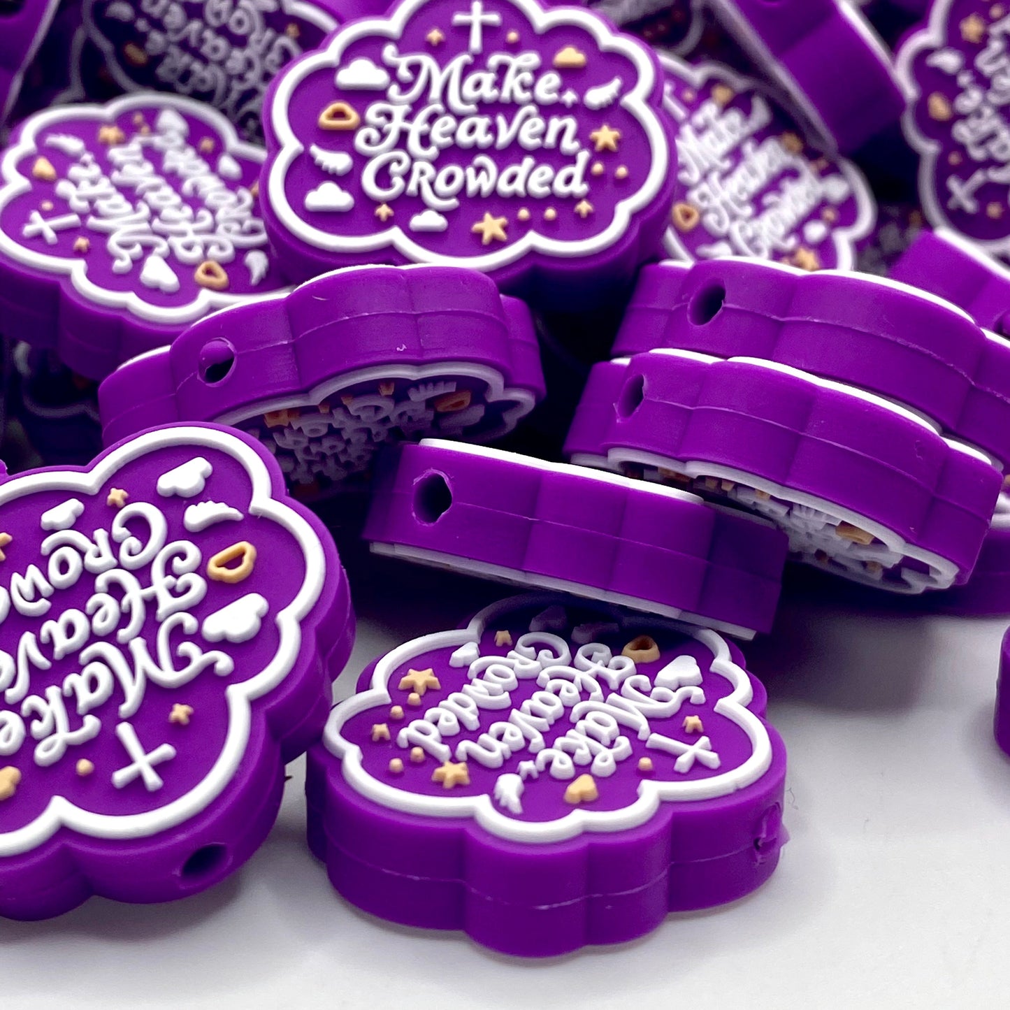 Make Heaven Crowded Silicone Focal Beads