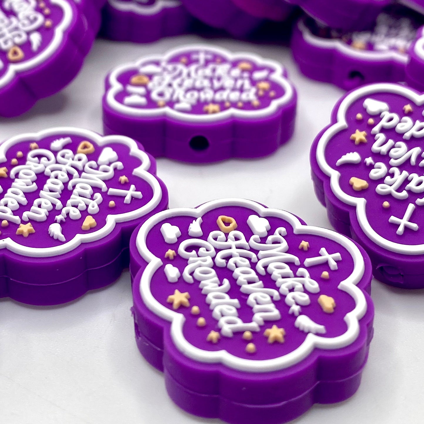 Make Heaven Crowded Silicone Focal Beads