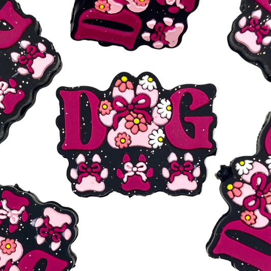 Pretty Paws, Pretty Bows Silicone Focal Beads
