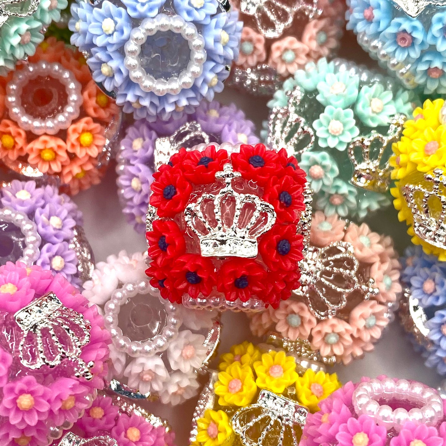 Bloom Like a Queen Fancy Beads - 5pcs