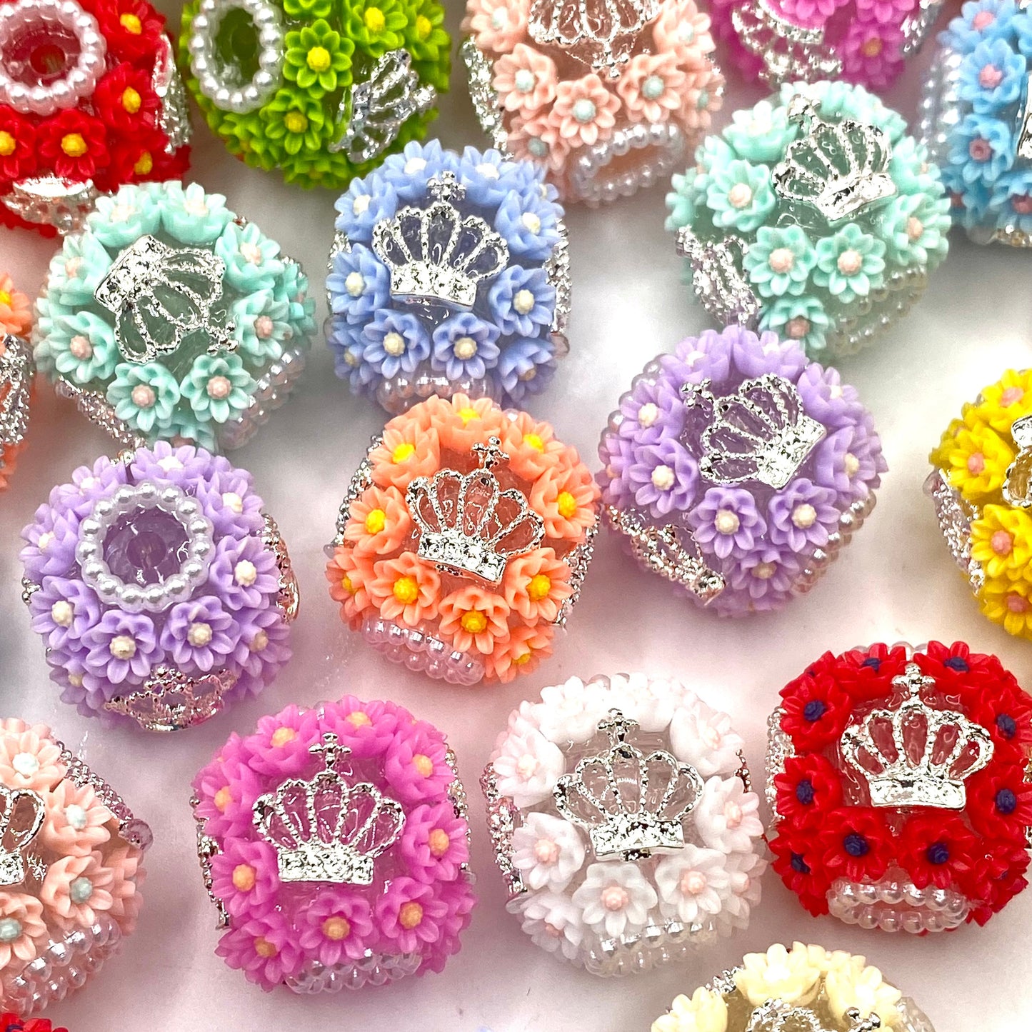 Bloom Like a Queen Fancy Beads - 5pcs
