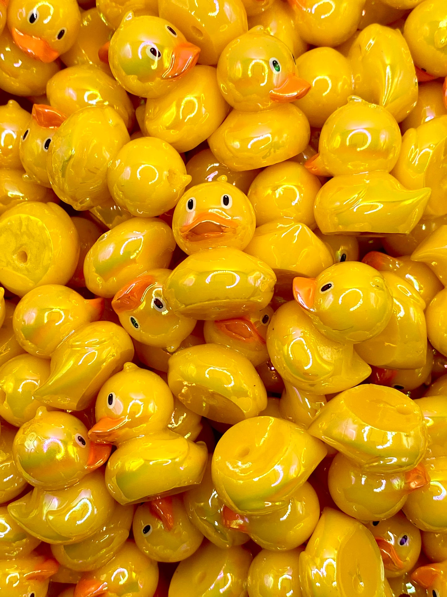 Lucky Duck Acrylic Beads