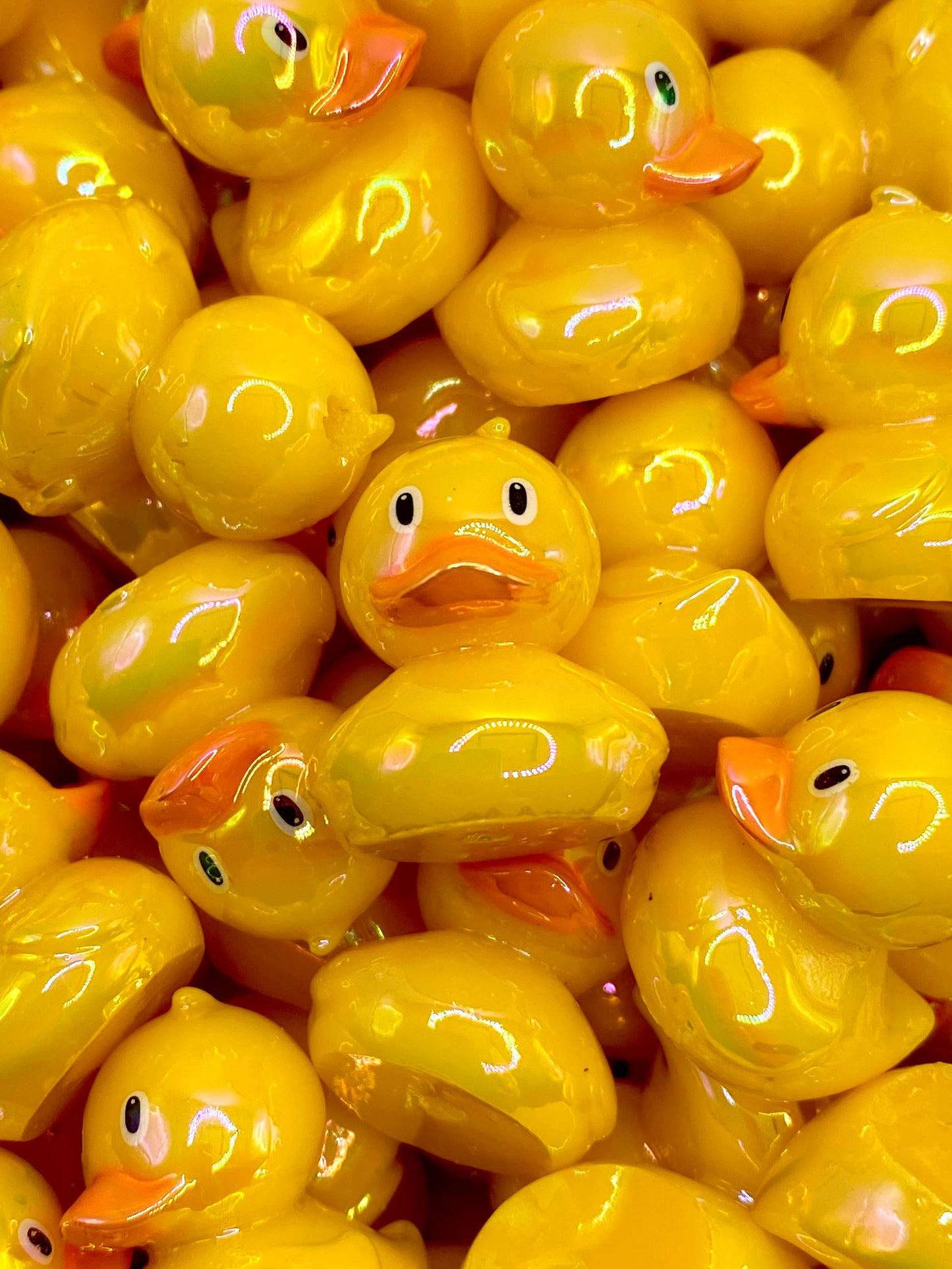 Lucky Duck Acrylic Beads