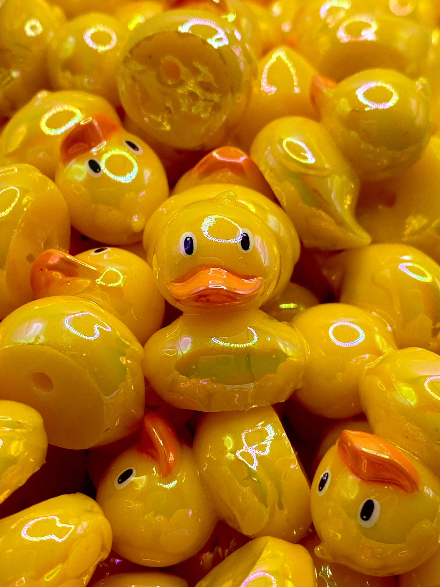 Lucky Duck Acrylic Beads