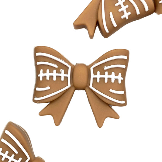 Sideline Sweetheart 3D Silicone Focal Beads