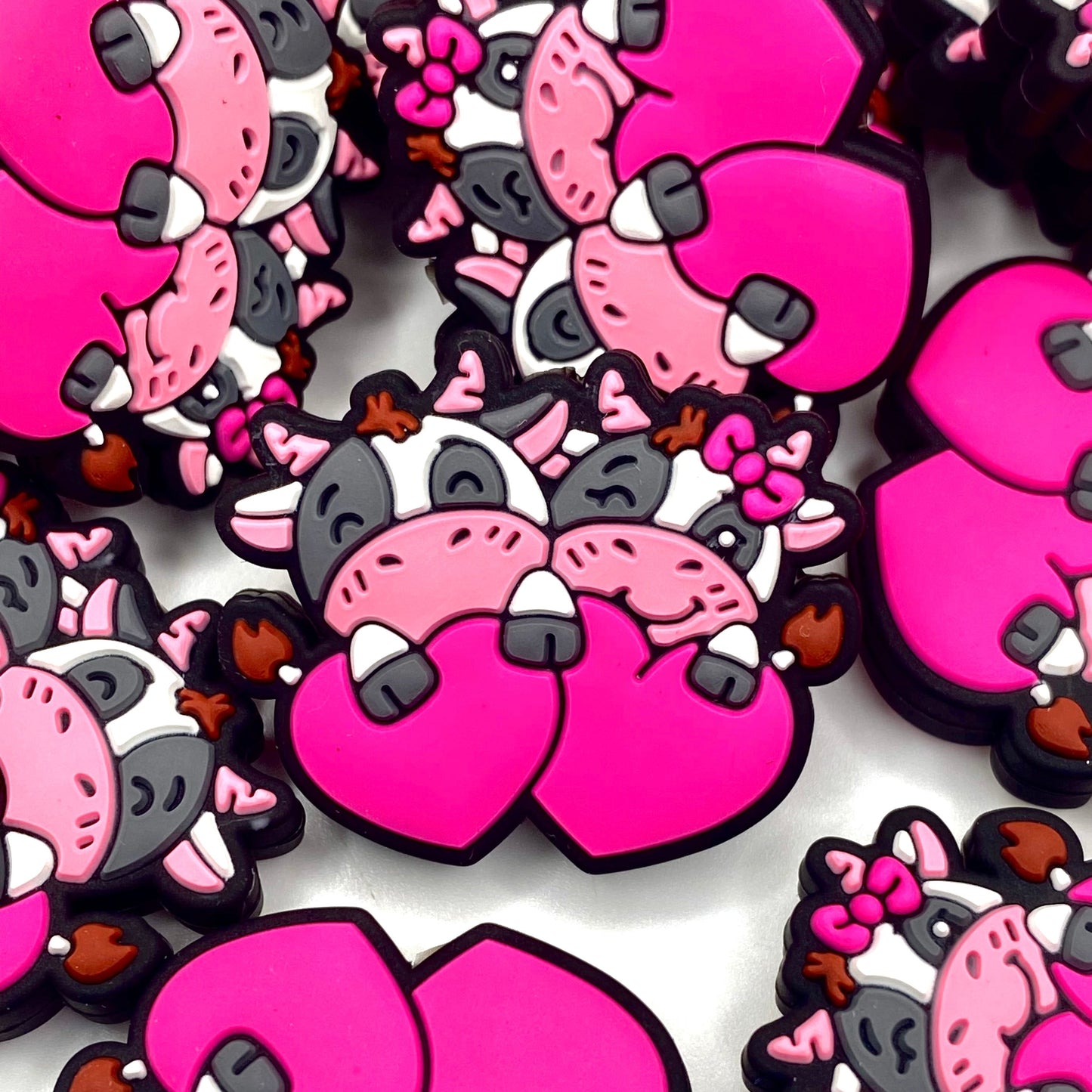 I’m Over The Moo-n For You Silicone Focal Beads