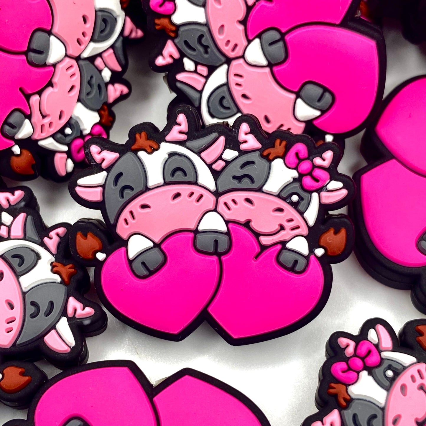 I’m Over The Moo-n For You Silicone Focal Beads