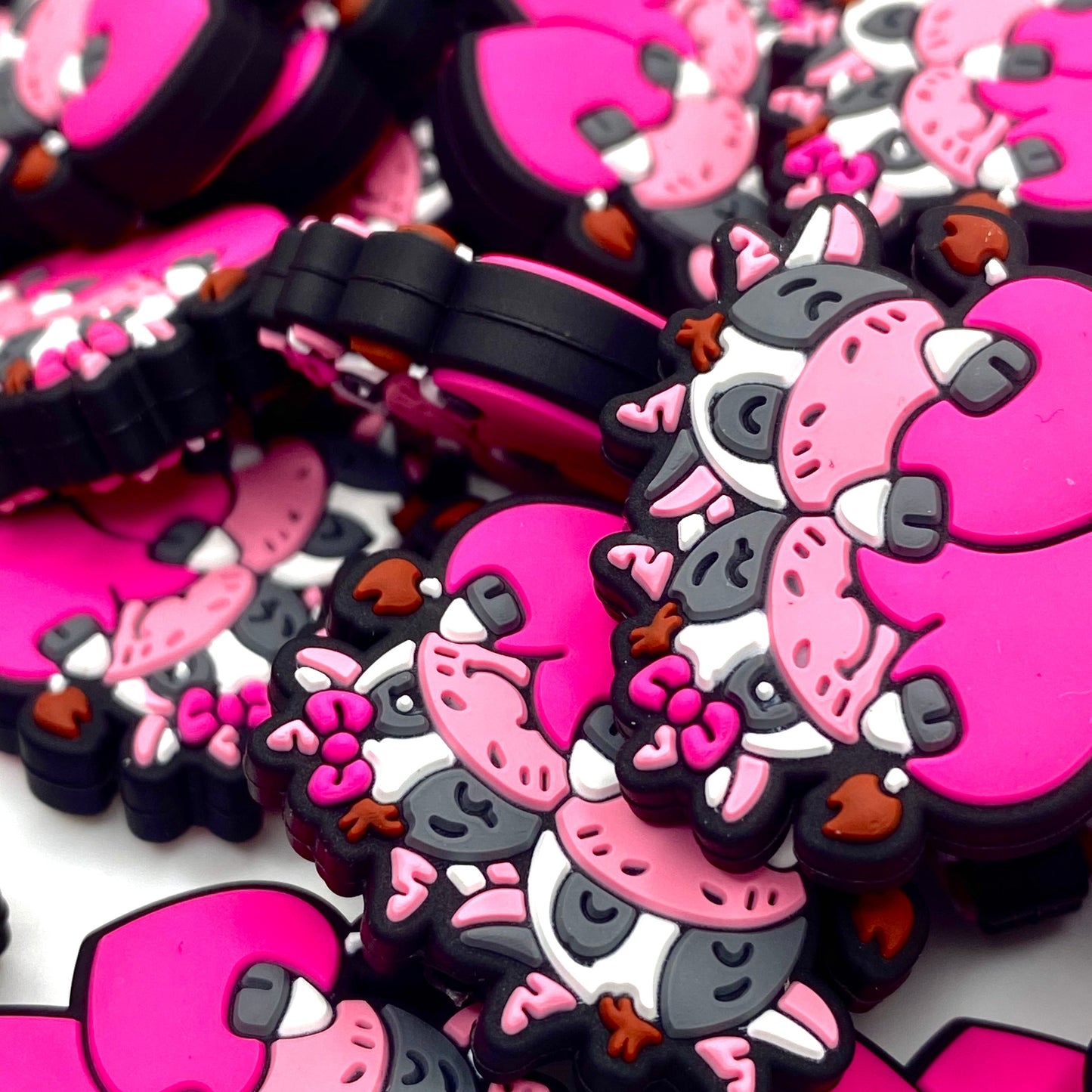 I’m Over The Moo-n For You Silicone Focal Beads