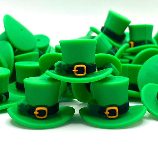 Hat Full of Luck 3D Silicone Focal Beads